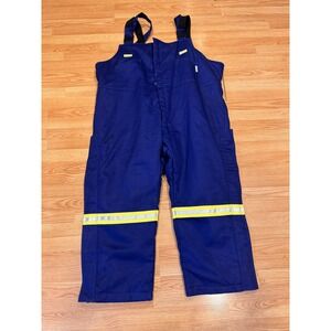 FireZero FR Flame Resistant Insulated Bib Overalls Blue 4XL ST-IB-01T NFPA 2112